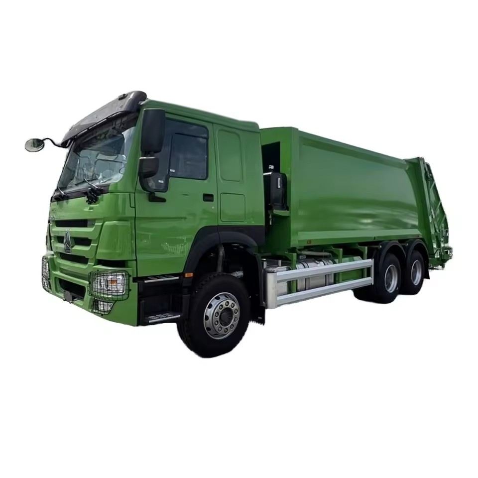 Sinotruk Howo 20 CBM Rear Loader Compactor Garbage Truck 6x4 Manual Diesel Compressed Waste Include 