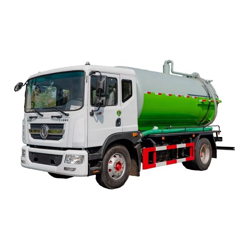 Donfeng 10 CBM Sewage Suction Truck 4x2 Customized Septic Fecal Suction Tank Truck