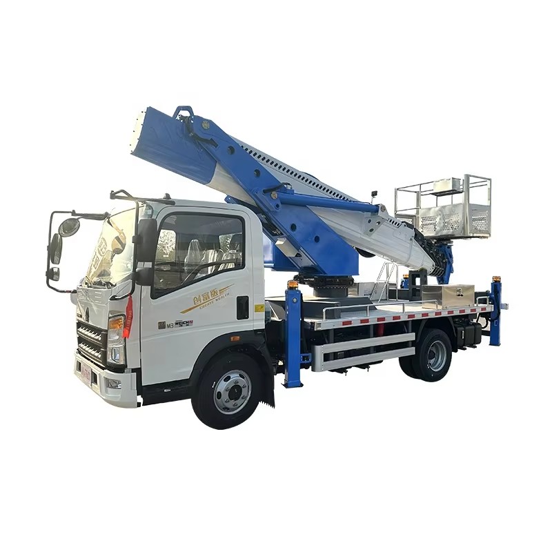 Howo 31M Aerial Work Vehicle Customized Aerial Lift Bucket Truck for High Altitude Work Operation