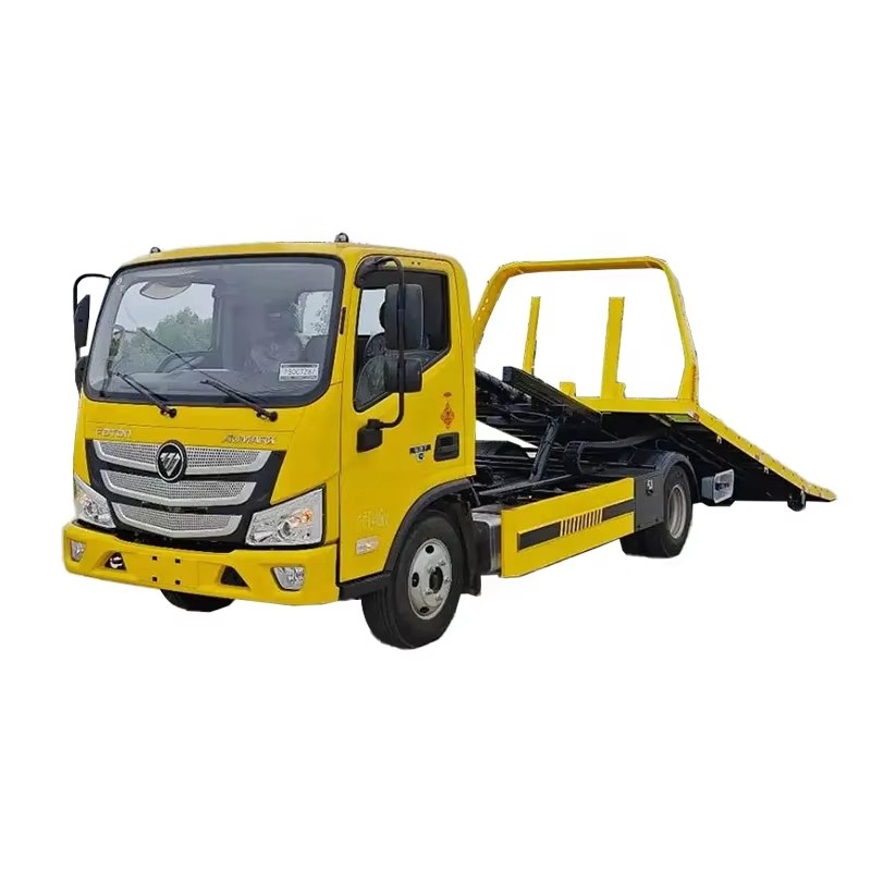 Foton Flatbed Wrecker Towing Truck 4x2 Road Tow Truck for Vehicle Rescue