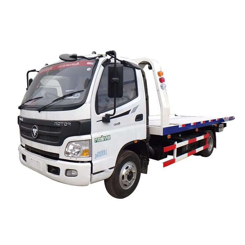 Foton 5 Tons Flatbed Platform Wrecker Tow Truck 4x2 Road Wrecker Truck for Sale