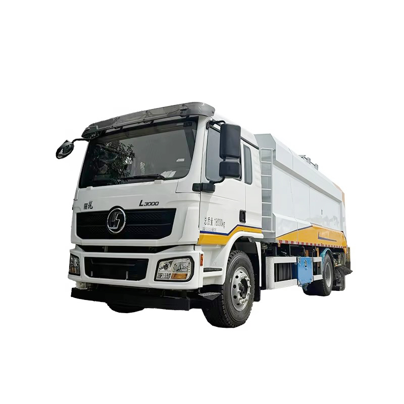 Shacman L3000 12000L Intelligence Vacuum Road Sweeper Truck High Pressure Street Cleaning Truck
