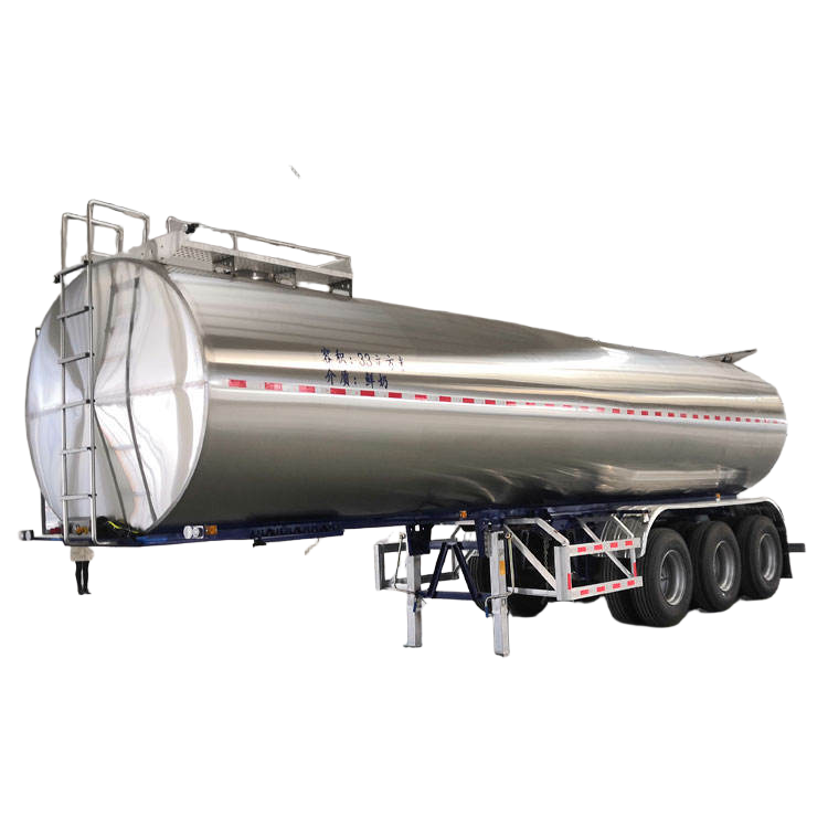 NEW 35-50cubic Meters Stainless Steel Milk tank Semitrailer Truck with Liquid Food 35cbm Milk Tanker