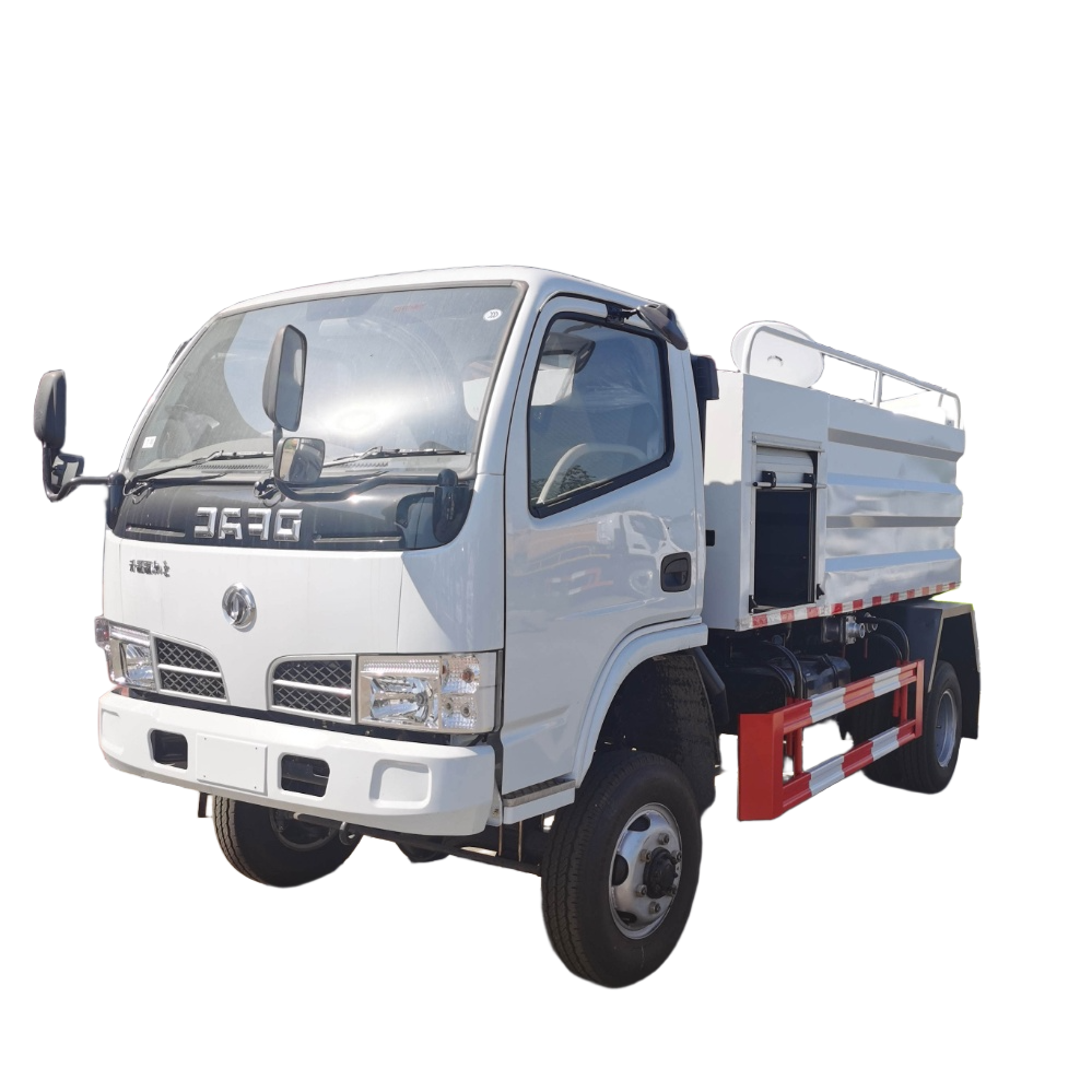 New Dongfeng 4*4 5 Cubic Meters High Pressure Sewer Flushing Cleaning Vehicle Jetting Sewage Cleaner