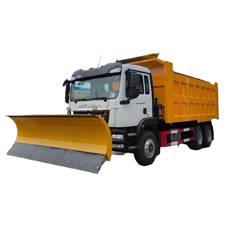 Ice and Snow Removal Device, Rear Double Bridge 3.5-meter Road Snow Removal Truck with Built-in Snow