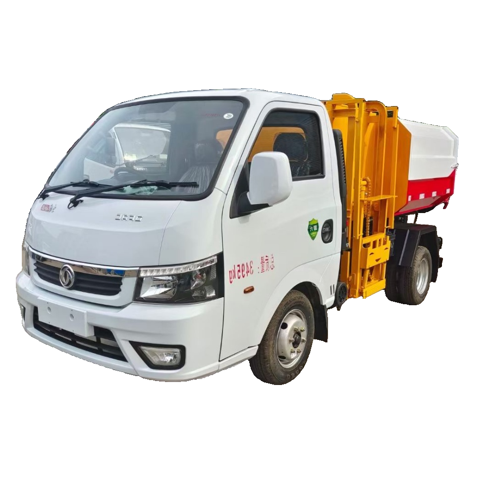 Dongfeng 5CBM Diesel Engine Compact Side-Loading Compression Garbage Truck Rear Loader Manual Urban 