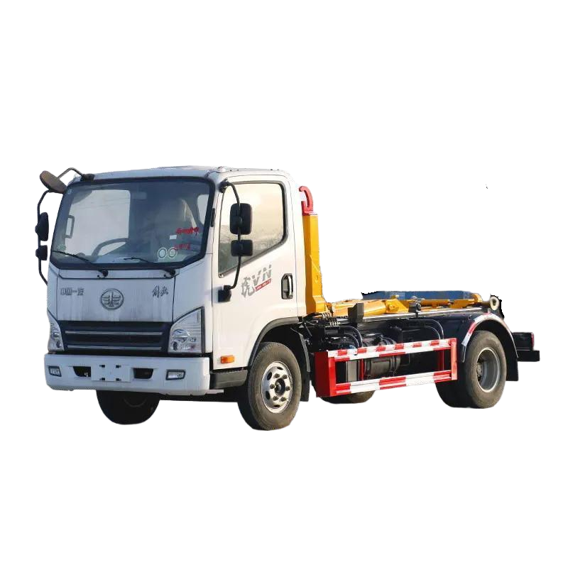 Euro VI High Performance Diesel 4x2 Engine Blue Plate Liberation Arm Garbage Truck High Efficiency C