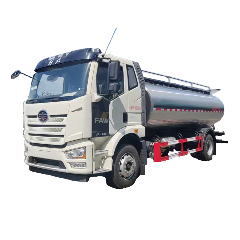 China FAW Fresh Milk Transfer Truck 4X2 Milk Truck 12000L Milk Tanker Truck for Sale