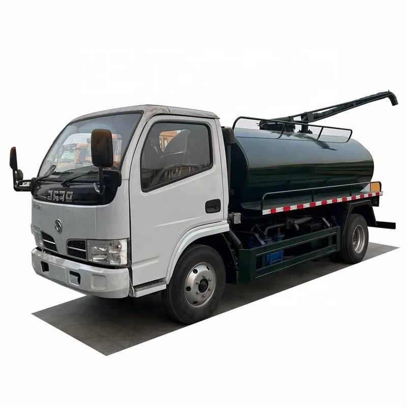 China Dongfeng 3000l Feces Suction Truck 4x2 3CBM Vacuum Septic Fecal Suction Cleaning Tanker Truck